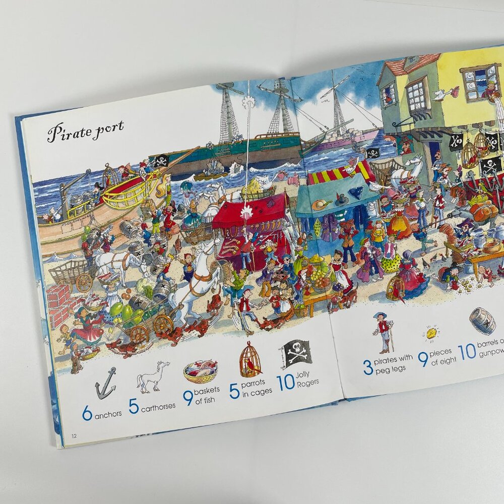 🍋 4/$20  Usborne 1001 Pirate Things to Spot | Kids Books Childrens Books - Picture 5 of 7